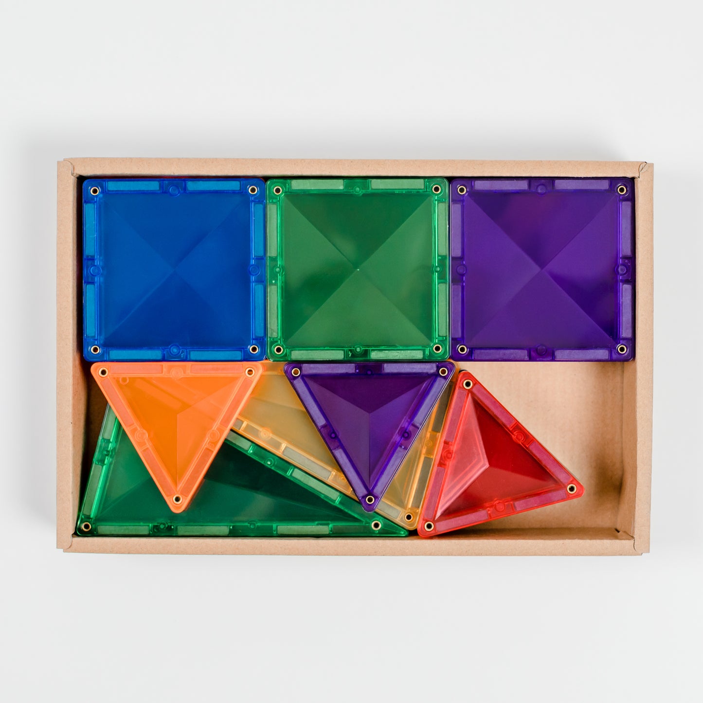24 vnt. Connetix magnetinis konstruktorius - Rainbow Mini pack