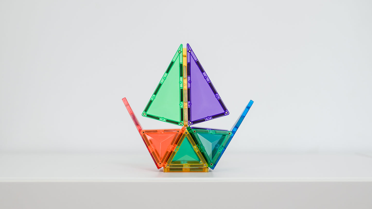 24 vnt. Connetix magnetinis konstruktorius - Rainbow Mini pack