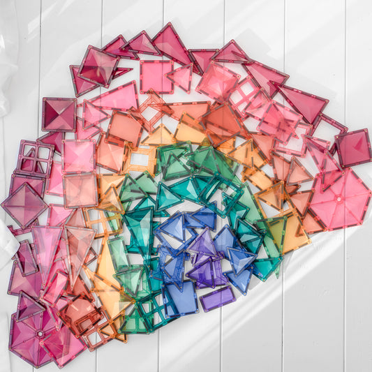 202 vnt. Connetix magnetinis konstruktorius - Pastel Mega Pack
