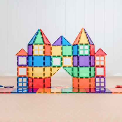 60 vnt. Connetix magnetinis konstruktorius - Rainbow Starter pack